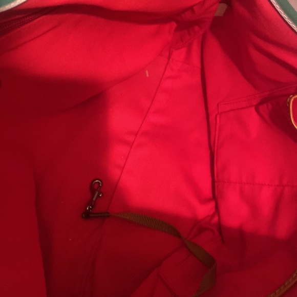 Dooney & Bourke xl canvas/leather tote 18”x13” - Picture 5 of 7